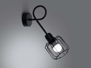 miniaturka Minimalistyczny Kinkiet Loftowy Stalowy SOLIS 1S