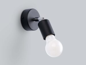 miniaturka Minimalistyczny Kinkiet Regulowany FRESCO 1 czarny