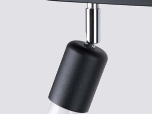 miniaturka Nowoczesny Plafon z 2 Żarówkami FRESCO 2 Czarny