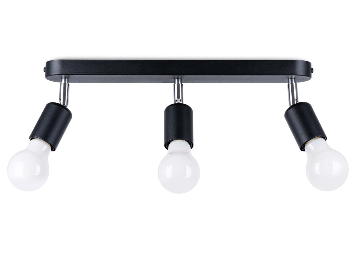 Plafon Regulowanego Światła dla Dużych Pomieszczeń FRESCO 3 Czarny