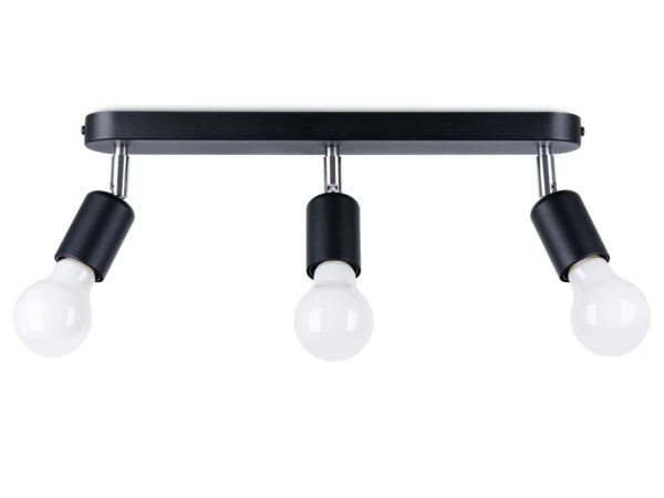 Reflektor sufitowy z trzema ruchomymi źródłami światła