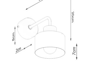 miniaturka Kinkiet SANTO Prostota i Harmonia