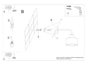 miniaturka Kinkiet SANTO Prostota i Harmonia