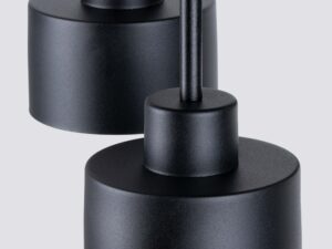 miniaturka Minimalistyczny plafon SANTO 3 w kolorze czarnym