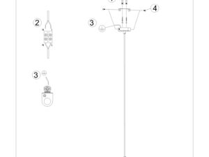 miniaturka Lampa industrialna SANTO 1 Czarna
