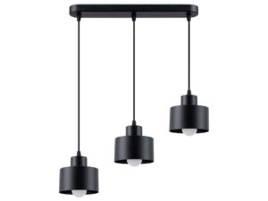 Lampa industrialna SANTO 3 Czarna