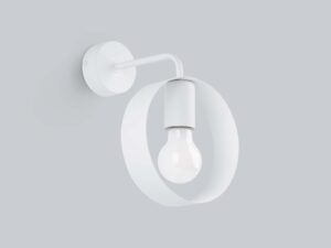 miniaturka Biały Kinkiet Minimalistyczny TRIAD 1