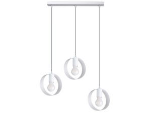 TRIAD 3 Biała Lampa Wisząca Minimalistyczny Design
