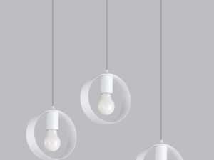 miniaturka TRIAD 3 Biała Lampa Wisząca Minimalistyczny Design