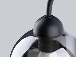 miniaturka Dekoracyjny Kinkiet ze Szkła i Stali CALIX 1