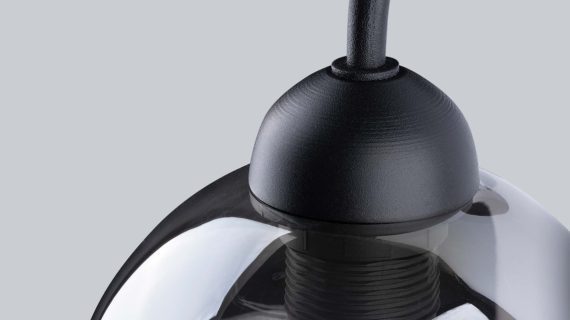 miniaturka Dekoracyjny Kinkiet ze Szkła i Stali CALIX 1