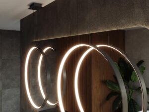 miniaturka Wisząca lampa LED RADIX 55 z Aluminiowa