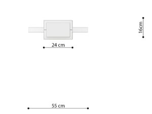 miniaturka Wisząca lampa LED RADIX 55 z Aluminiowa