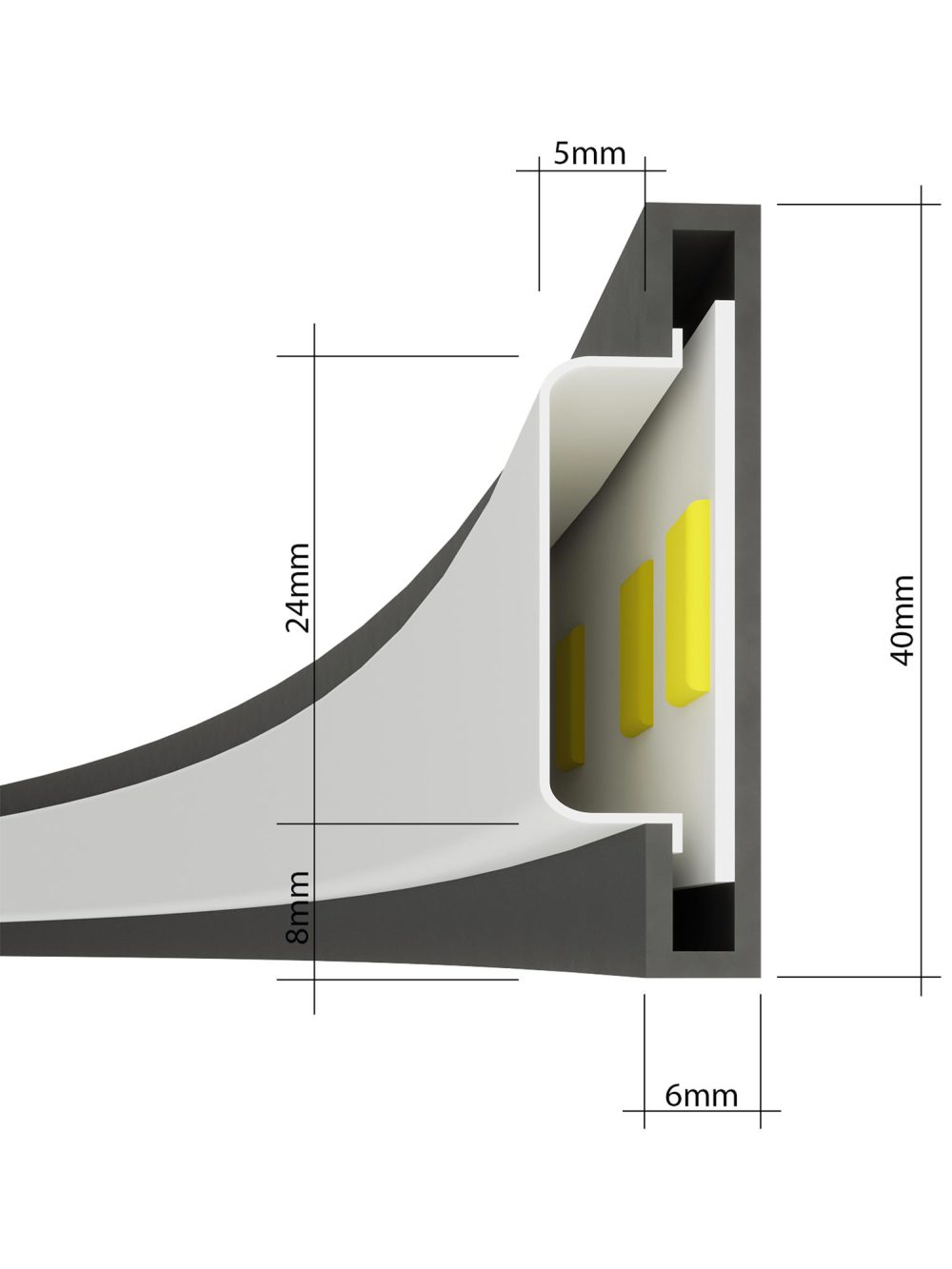 Wisząca lampa LED RADIX 55 z Aluminiowa - obrazek 28