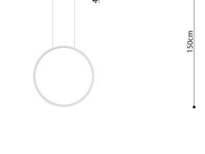 miniaturka Wisząca lampa LED RADIX 55 z Aluminiowa