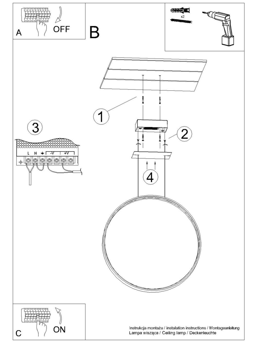 Wisząca lampa LED RADIX 110 z Aluminiowa - obrazek 24