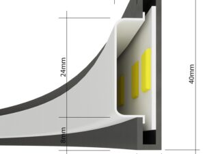 miniaturka Wisząca lampa LED RADIX 110 z Aluminiowa