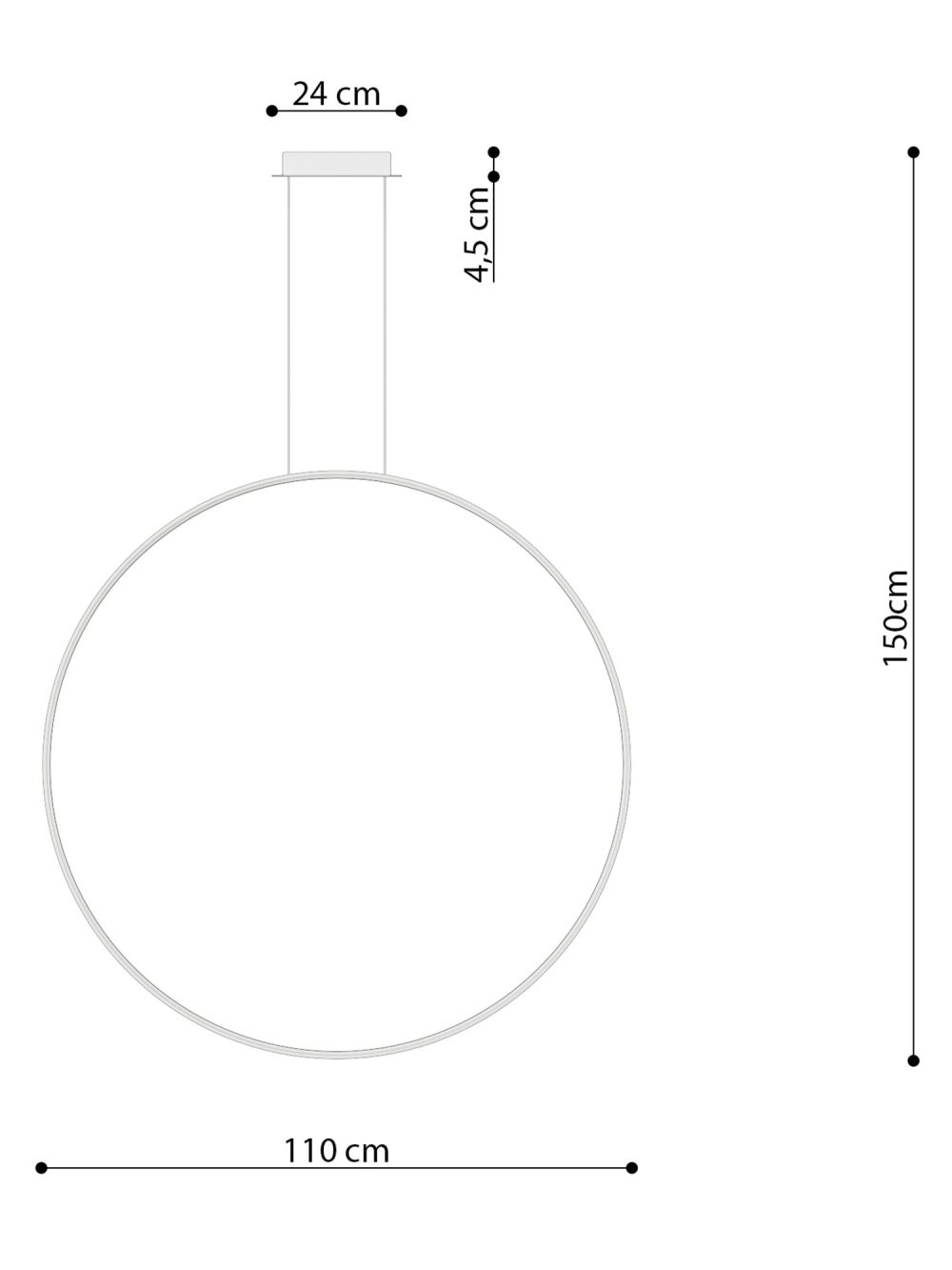 Wisząca lampa LED RADIX 110 z Aluminiowa - obrazek 23