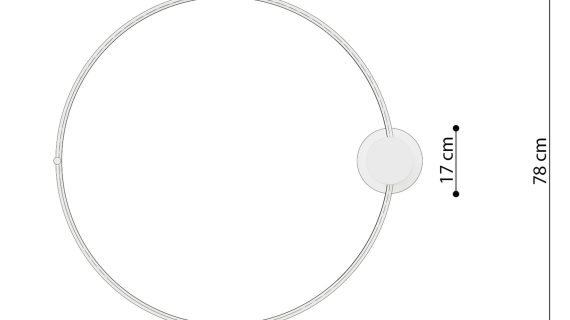 miniaturka Plafon RADIX 78 do nowoczesnych wnętrz