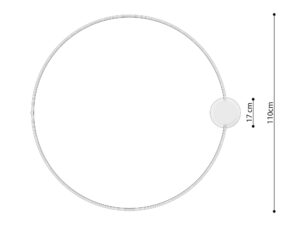 miniaturka Plafon RADIX 110 artystyczna aranżacja wnętrza