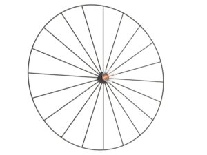 Elegancki Kinkiet/Plafon z Metalową Obręczą SUD