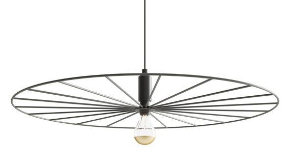 Stylowa lampa stalowa SUD 60 Czarny