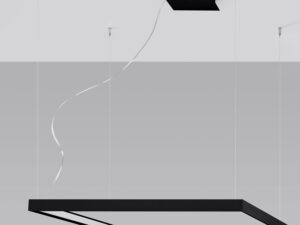 miniaturka Żyrandol biały do każdego pomieszczenia NUBIA M