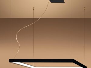 miniaturka Żyrandol biały do każdego pomieszczenia NUBIA M