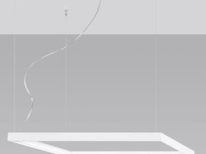 miniaturka Żyrandol biały do każdego pomieszczenia NUBIA M