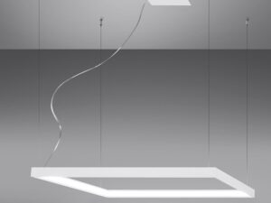 miniaturka Żyrandol biały do każdego pomieszczenia NUBIA M