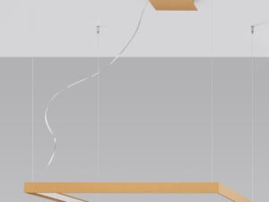 miniaturka Żyrandol biały do każdego pomieszczenia NUBIA M