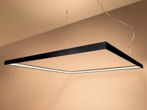 miniaturka Nowoczesny żyrandol w kształcie kwadratu NUBIA L