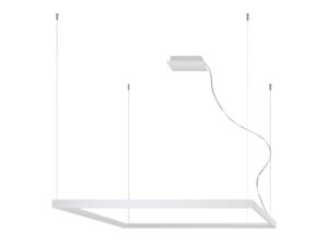 Nowoczesny żyrandol w kształcie kwadratu NUBIA L