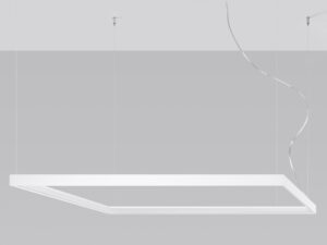 miniaturka Nowoczesny żyrandol w kształcie kwadratu NUBIA L