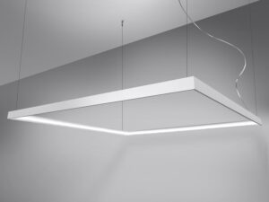 miniaturka Nowoczesny żyrandol w kształcie kwadratu NUBIA L