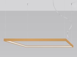 miniaturka Nowoczesny żyrandol w kształcie kwadratu NUBIA L