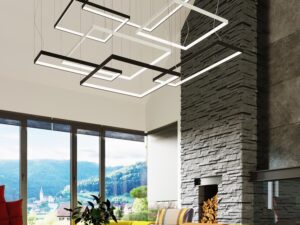 miniaturka Prostokątny Żyrandol z Modułem LED TURIN M