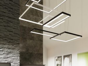 miniaturka Prostokątny Żyrandol z Modułem LED TURIN M