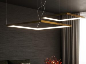 miniaturka Prostokątny Żyrandol z Modułem LED TURIN M