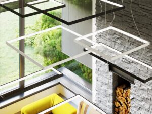 miniaturka Elegancki Żyrandol z Rozpraszającym Światło TURIN L