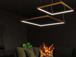 miniaturka Elegancki Żyrandol z Rozpraszającym Światło TURIN L