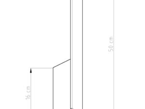 miniaturka Nowoczesny Kinkiet LED Awangardowy Design LUCINA S