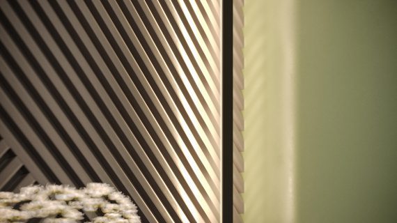 miniaturka Awangardowy Kinkiet LED w Kształcie Słupa LUCINA L