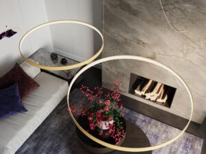 miniaturka Wisząca lampa LED RADIX 78 z Aluminiowa