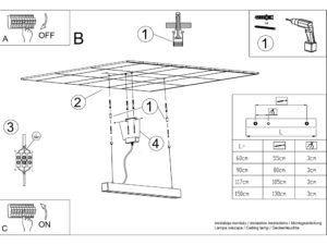 miniaturka PINNE 200 Nowoczesna Lampa Wisząca Biała