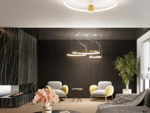 miniaturka Multifunkcjonalny Żyrandol RADIX 78 dla Eleganckich Przestrzeni