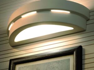 miniaturka Elegancki Kinkiet Ceramiczny Dwustronne Światło HALO