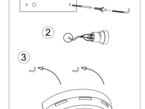 miniaturka Elegancki Kinkiet Ceramiczny Dwustronne Światło HALO
