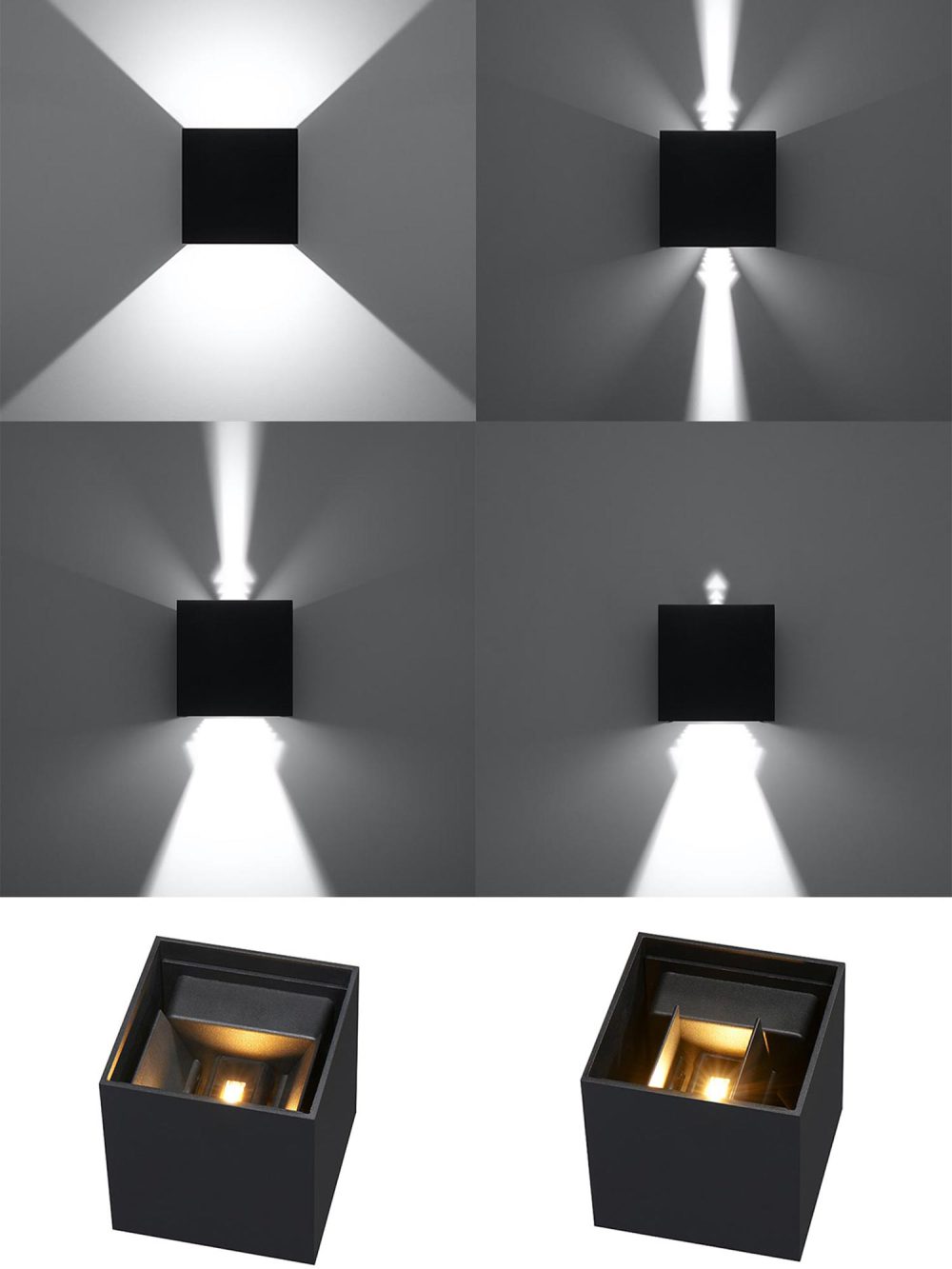Elegancki Kinkiet Kwadratowy LUXOR LED IP54 - obrazek 13