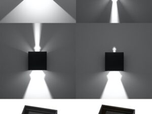 miniaturka Elegancki Kinkiet Kwadratowy LUXOR LED IP54